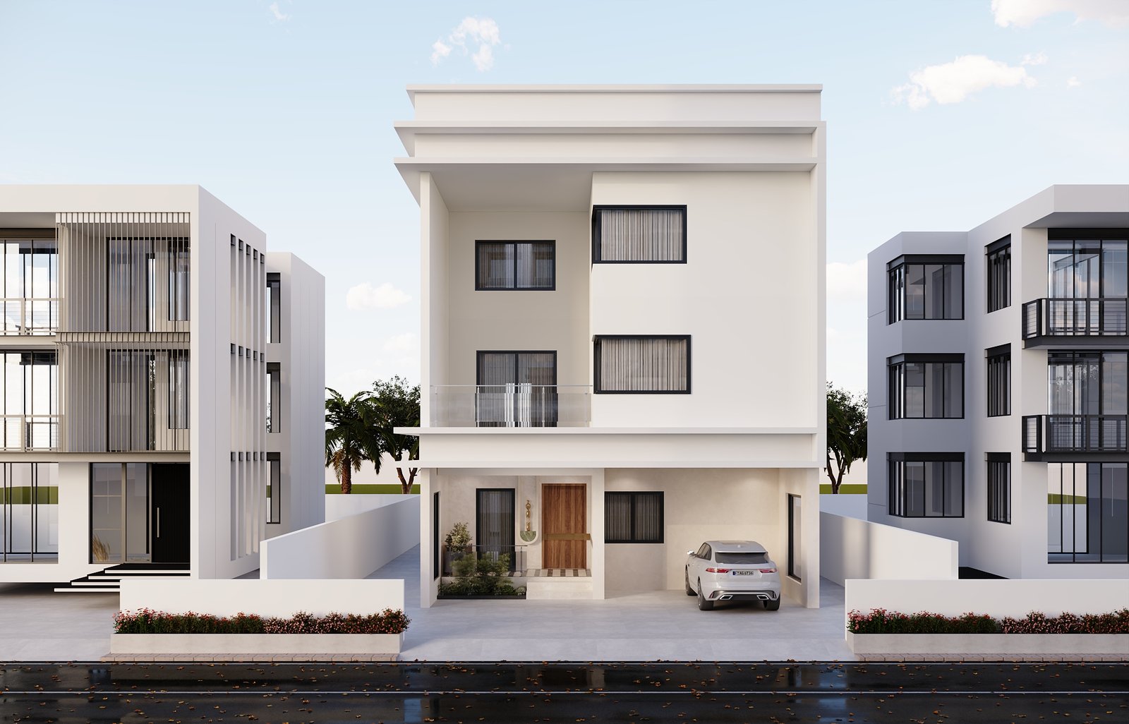Karimnagar Villa - Elegant modern luxury villa exterior