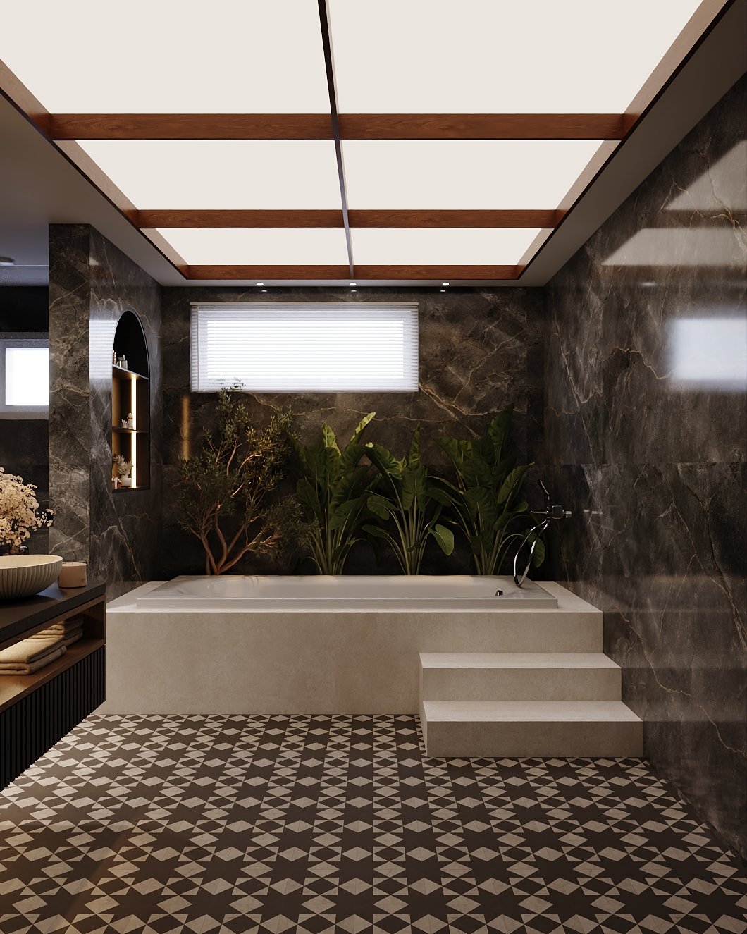 Karimnagar Villa - Guest Bath Suite